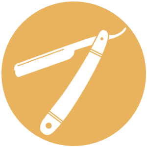 Barber Crew Cut Throat Shave Icon